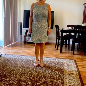 Gorgeous blue Aidan Mattox fancy dress